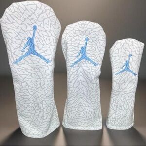 Jordan Unc Blue Golf Club Headcovers hand made